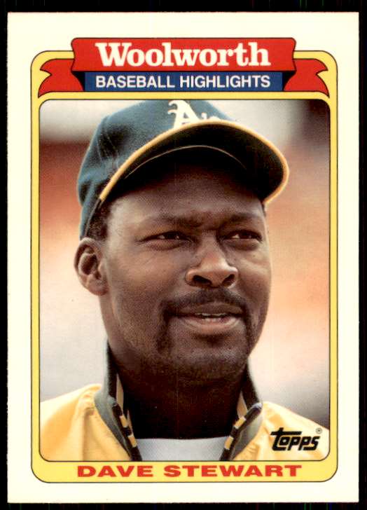1991 Topps Woolworth Baseball Highlights Dave Stewart 24 EBay