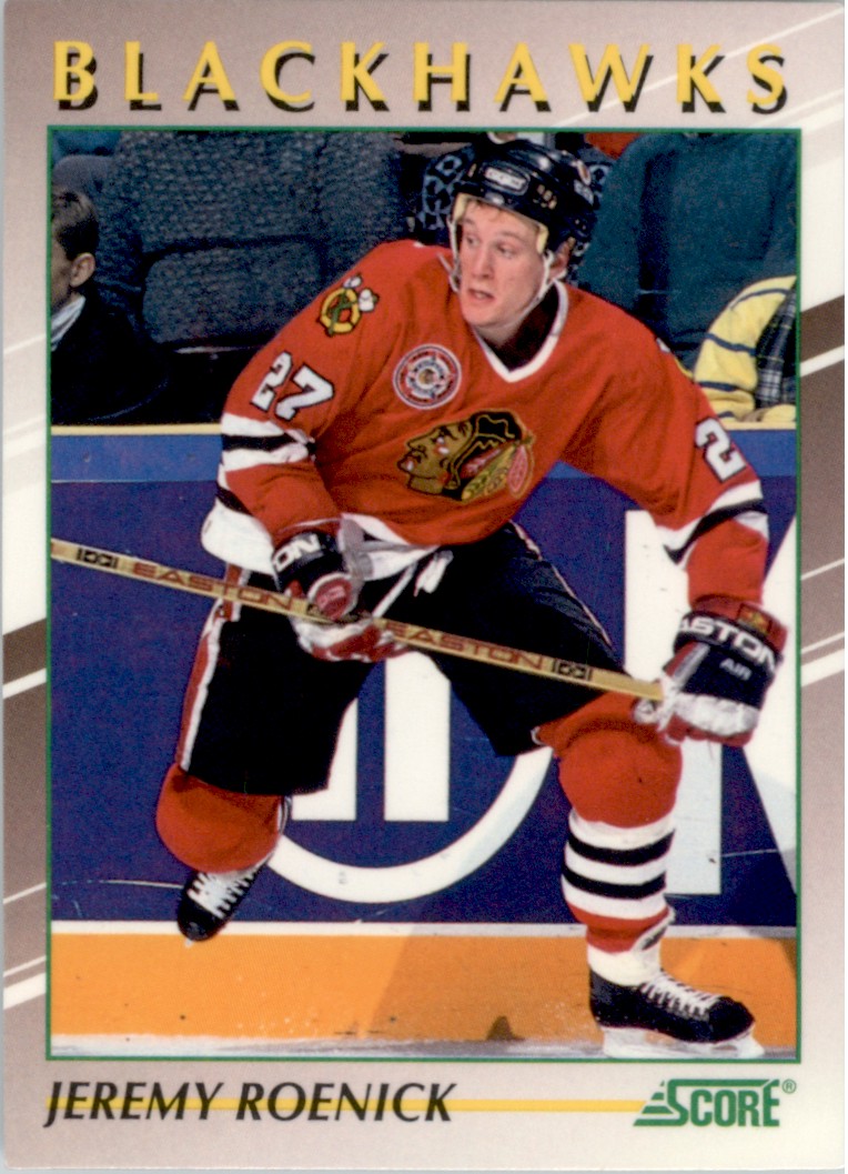 1991-92 Score Young Superstars #21 Jeremy Roenick Chicago