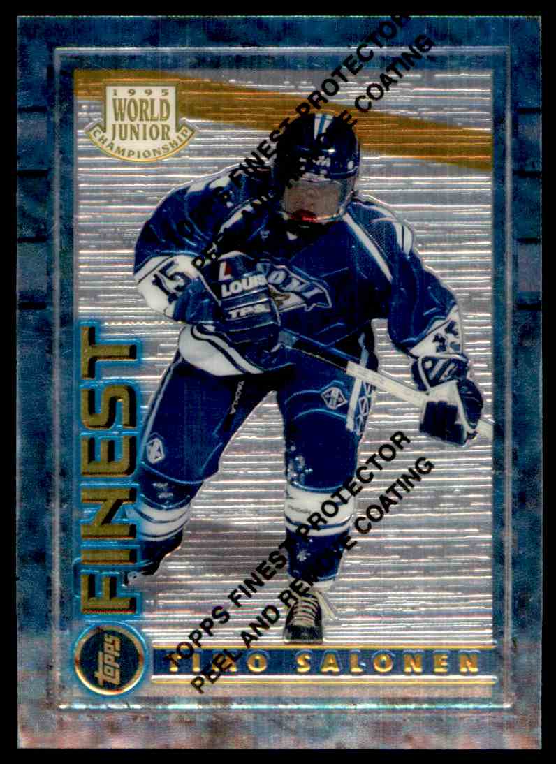 1994-95 Topps Finest Timo Salonen #137