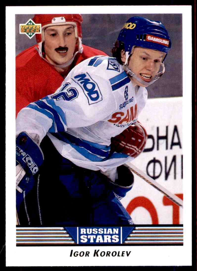 1992-93 Upper Deck UD NHL Igor Korolev #338