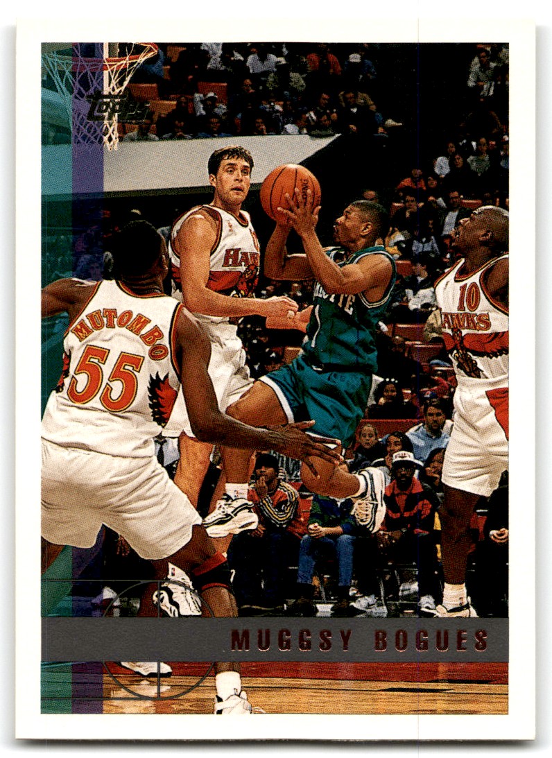 1997-98 TOPPS MUGGSY BOGUES CHARLOTTE HORNETS #87 | eBay