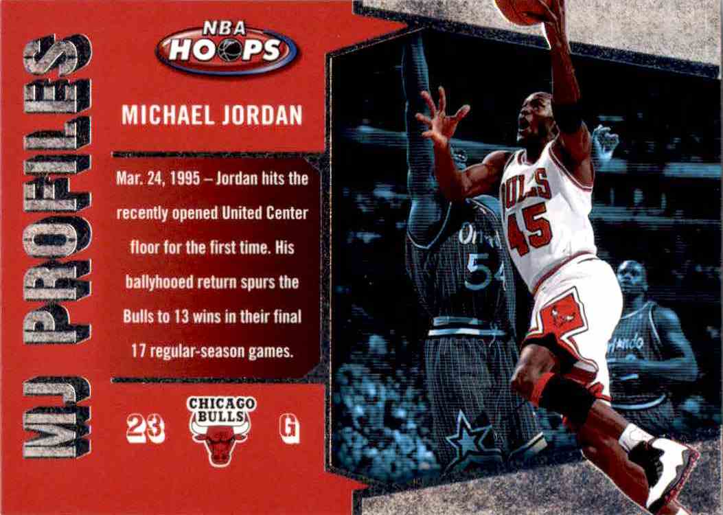 michael jordan nba hoops card 5