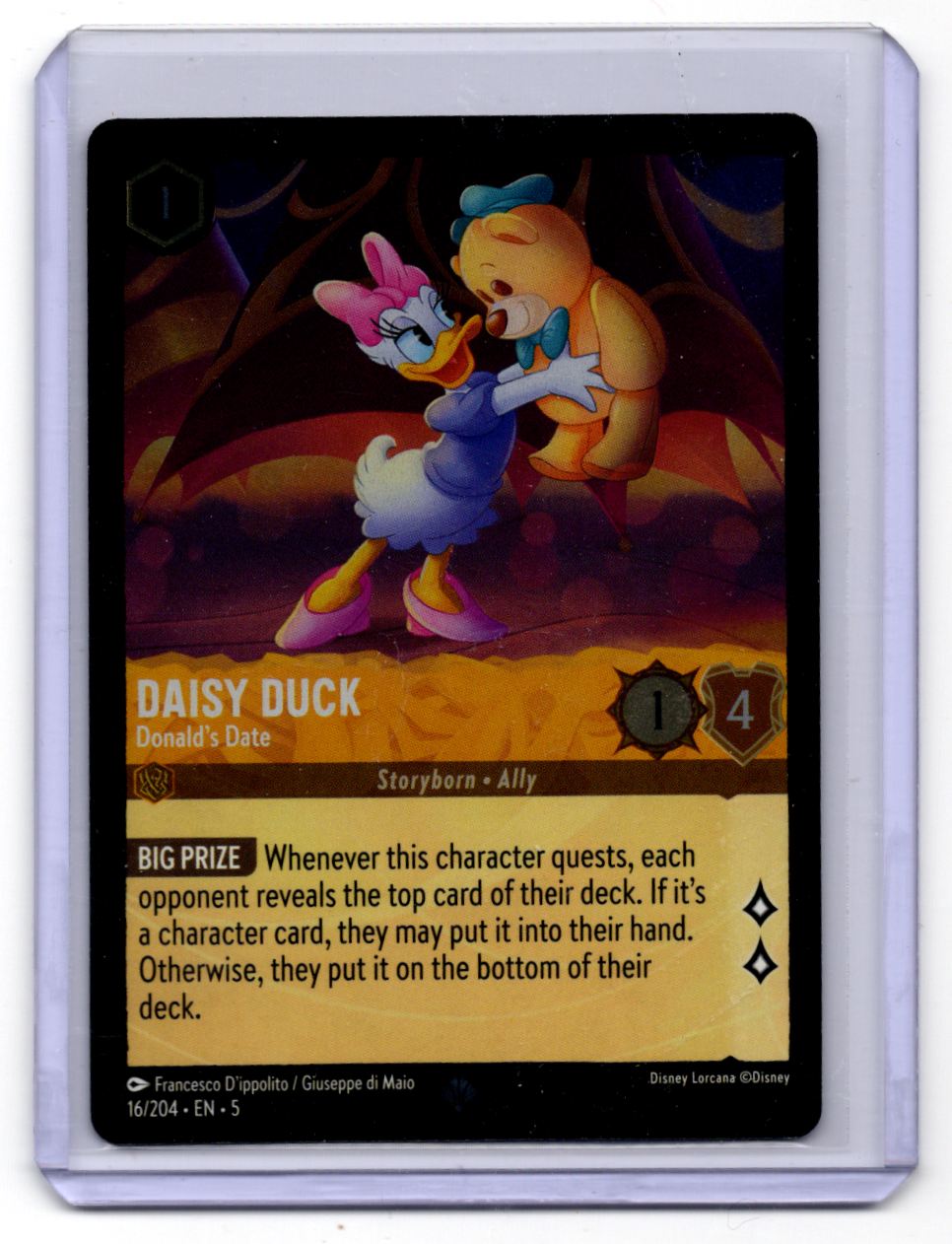 2023-24 Disney Lorcana Daisy Duck #16/204 | eBay