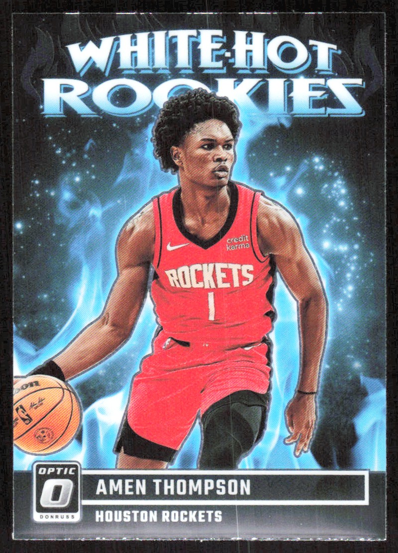 2023-24 7358E Donruss Optic White Hot Rookies Amen Thompson Rookie