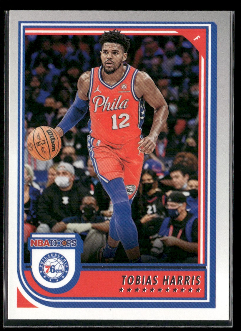 2022-23 Panini NBA Hoops Basketball Card Base Tobias Harris Philadelphia  76ers