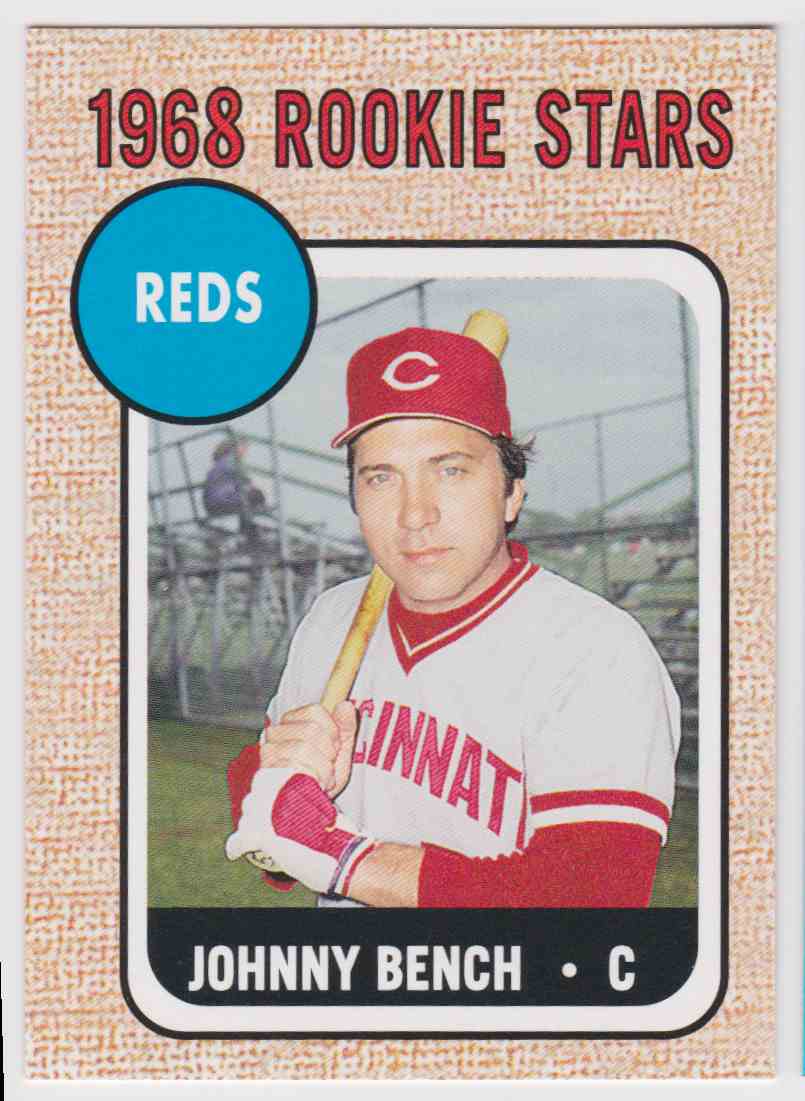 2006 Topps Rookie Of The Week Johnny Bench 16 On Kronozio