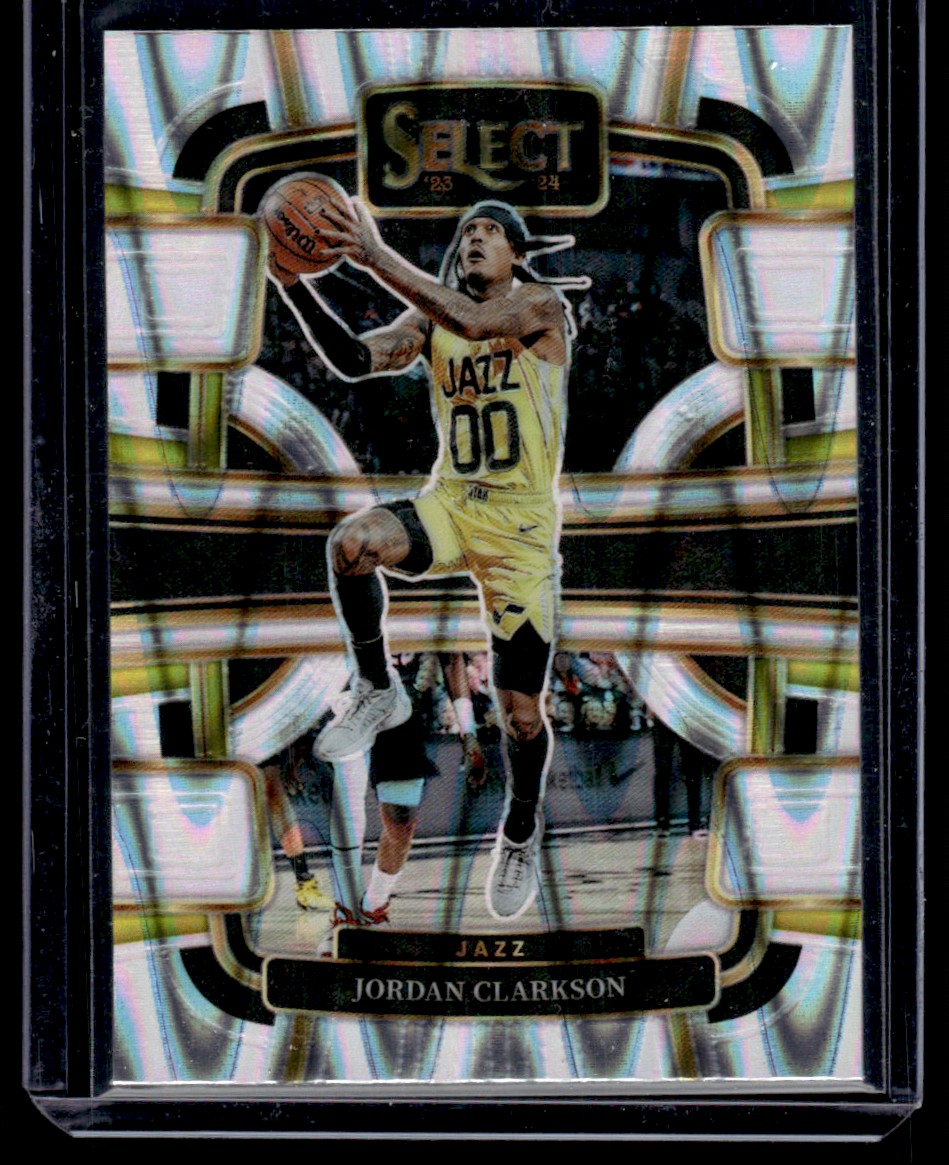 2023-24 Panini Select Tectonic Prizm Jordan Clarkson on Kronozio