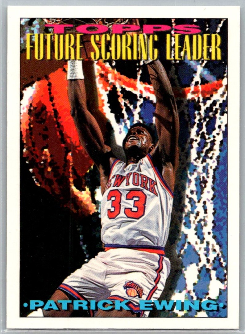 【USA製】NBA KNICKS Patrick Ewing 1993-94 TOPPS PATRICK EWING NEW YORK KNICKS #390 | eBay