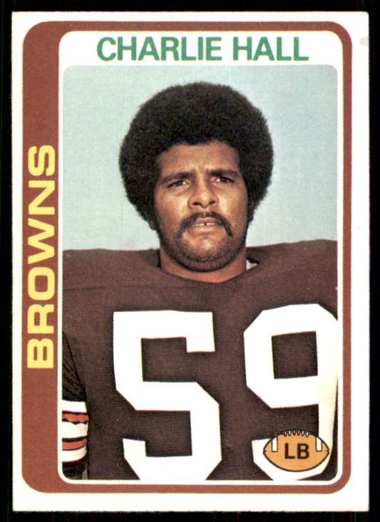 1978 Topps (mm-5) Charlie Hall Cleveland Browns #157 