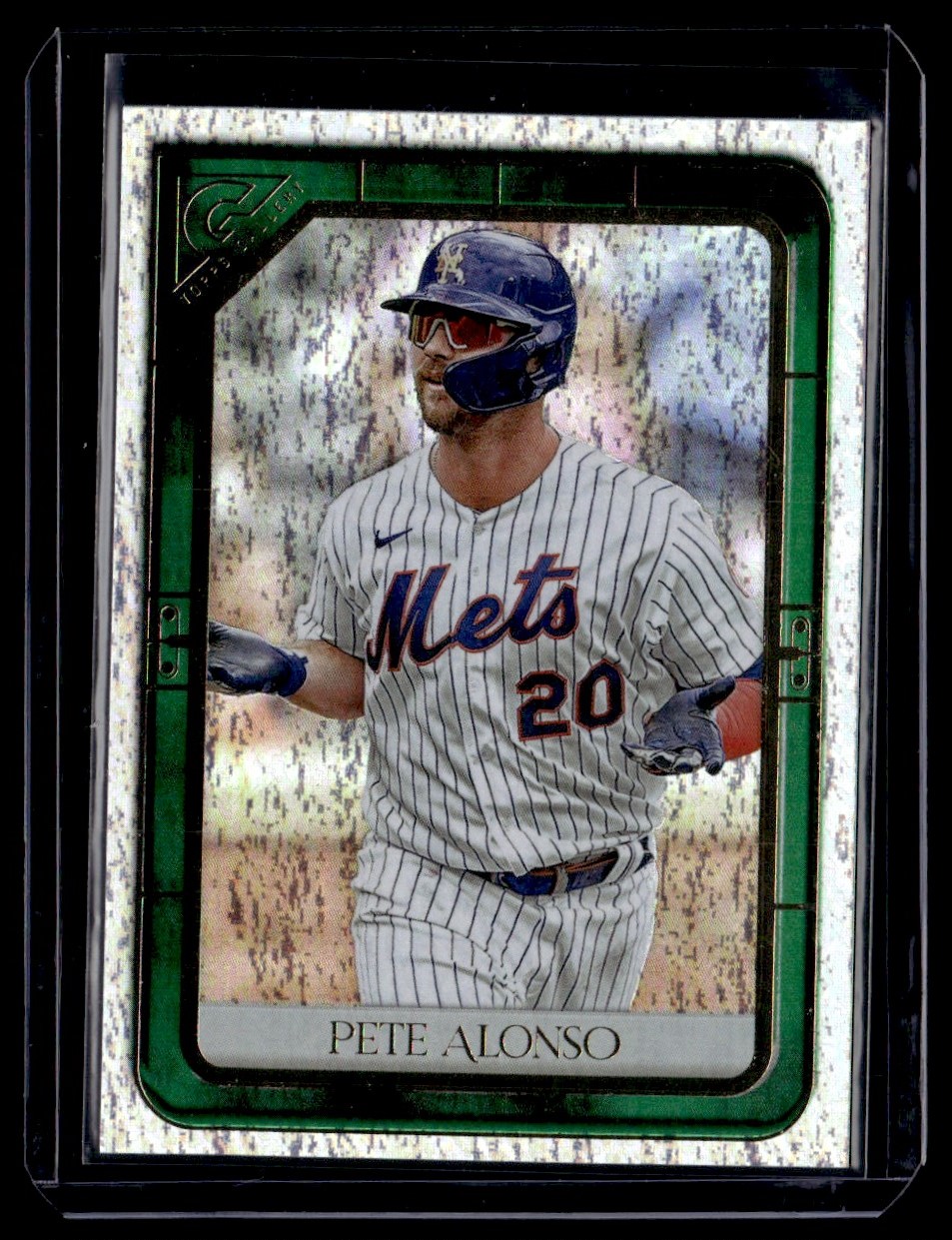 2021 Topps Gallery Rainbow Foil Green Pete Alonso #171 card front image