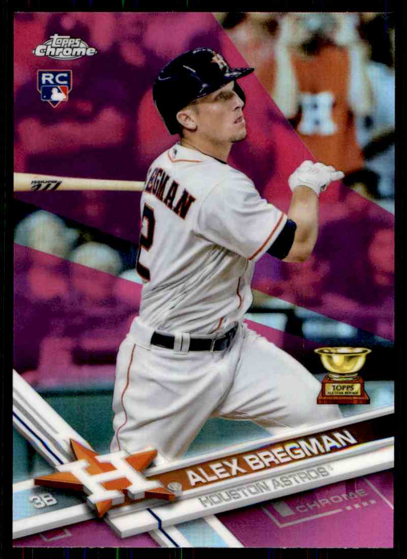 2017 Topps Chrome Baseball #9 Alex Bregman Rookie Card