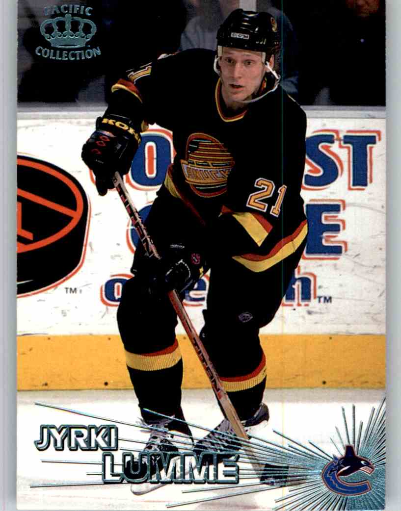 1997-98 Pacific Ice Blue Jyrki Lumme Vancouver Canucks #232 