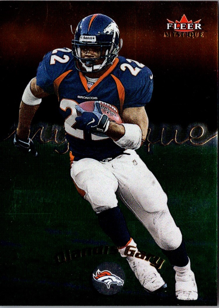 2000 Fleer Mystique Olandis Gary #65 Denver Broncos