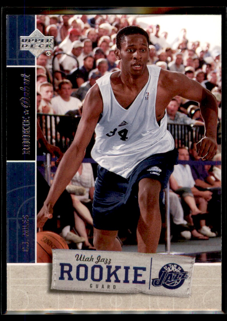 洋楽 アルバム 36枚 2005-06 Upper Deck Rrookie Debut C.J. Miles Utah Jazz #141