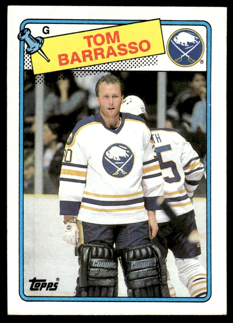 1988-89 Topps Tom Barrasso #107 card front image