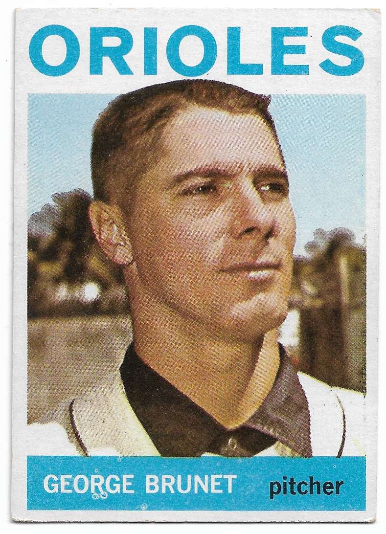 1964 Topps George Brunet #322 card front image