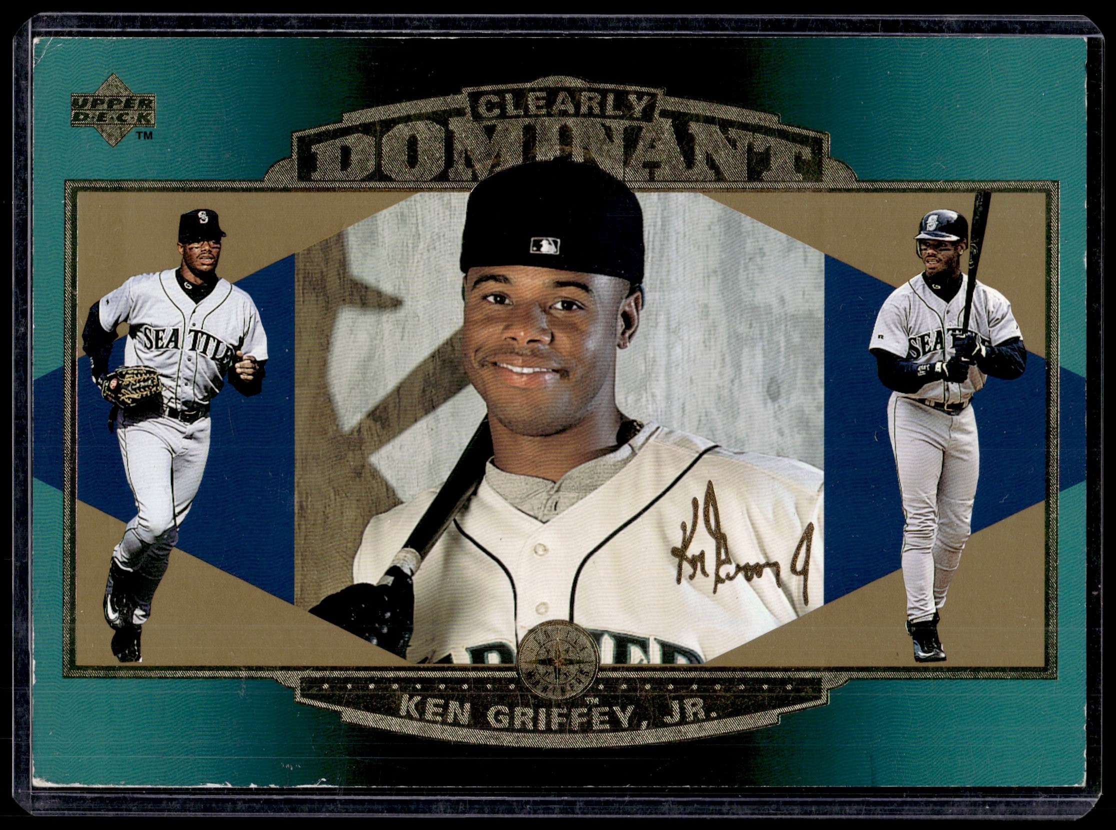1997 Upper Deck Clearly Dominant Jumbos Ken Griffey Jr. Seattle