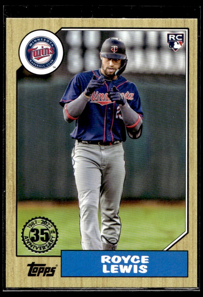 2022 Topps Update 1987 Royce Lewis #87TBU-3