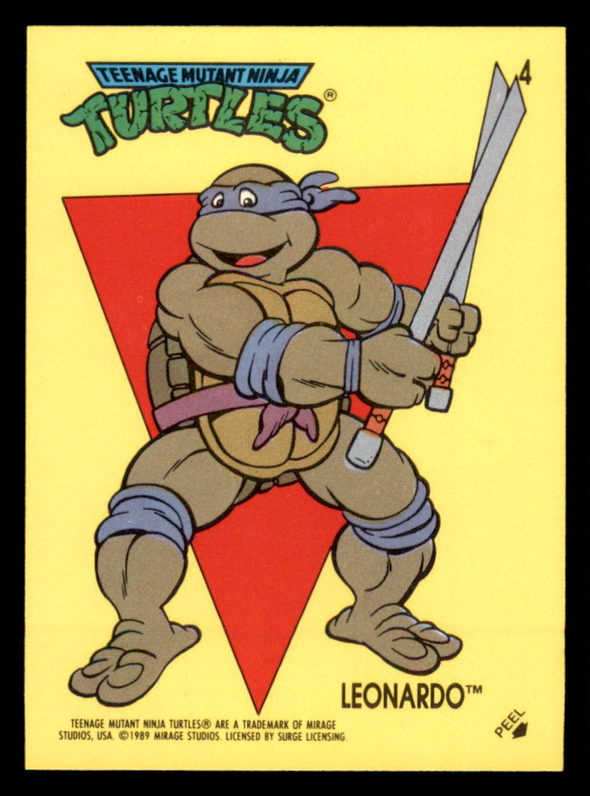 1989 Topps Teenage Mutant Ninja Turtles #1-88 w/ Stickers - YOU PICK - Picture 91 of 98
