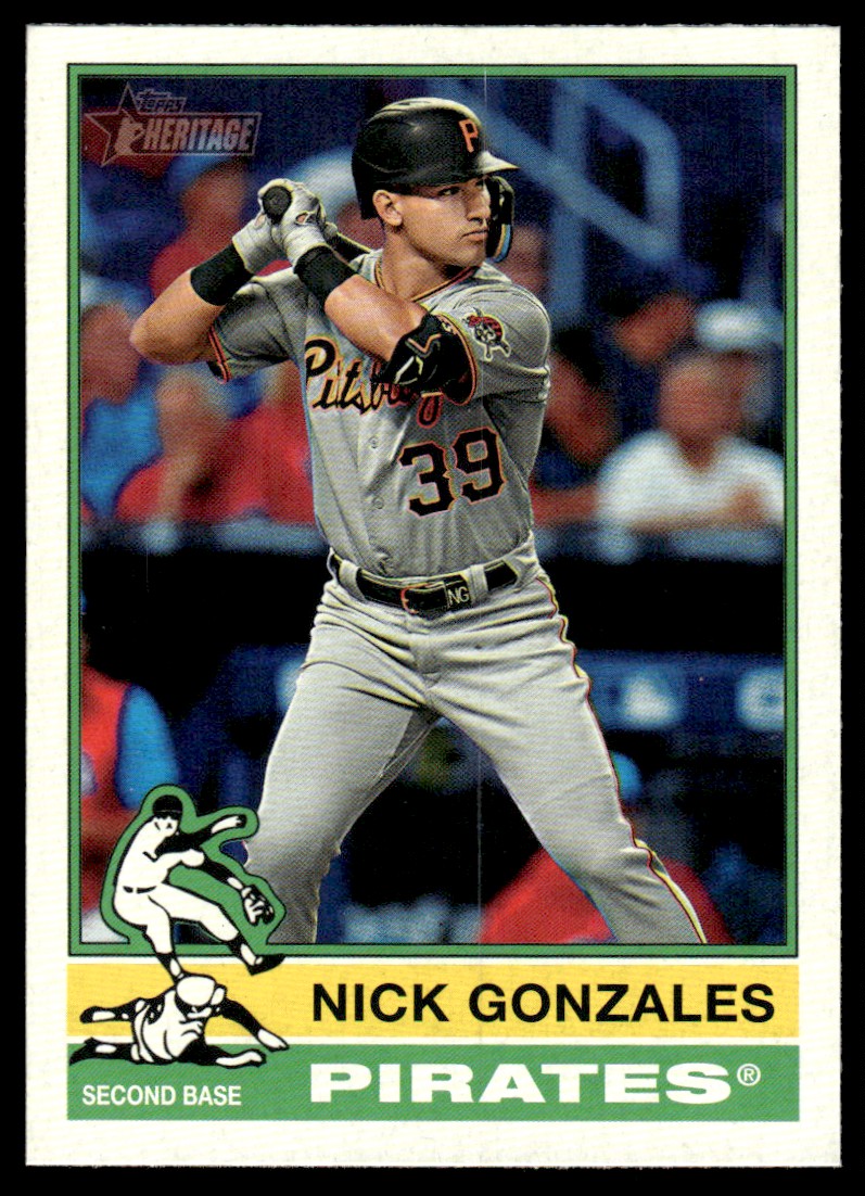 2025 Topps Heritage Error Card Wrong Back Nick Gonzales