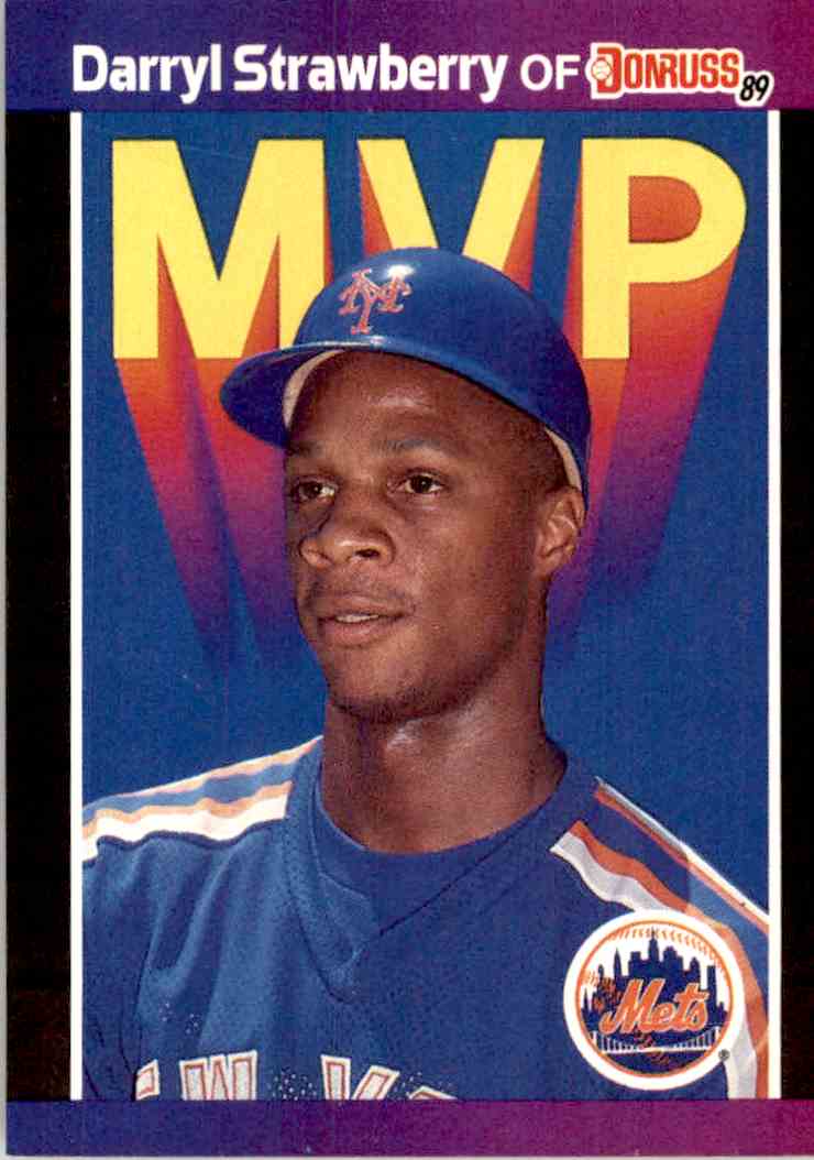 1989 Donruss Darryl Strawberry Bc 6 On Kronozio