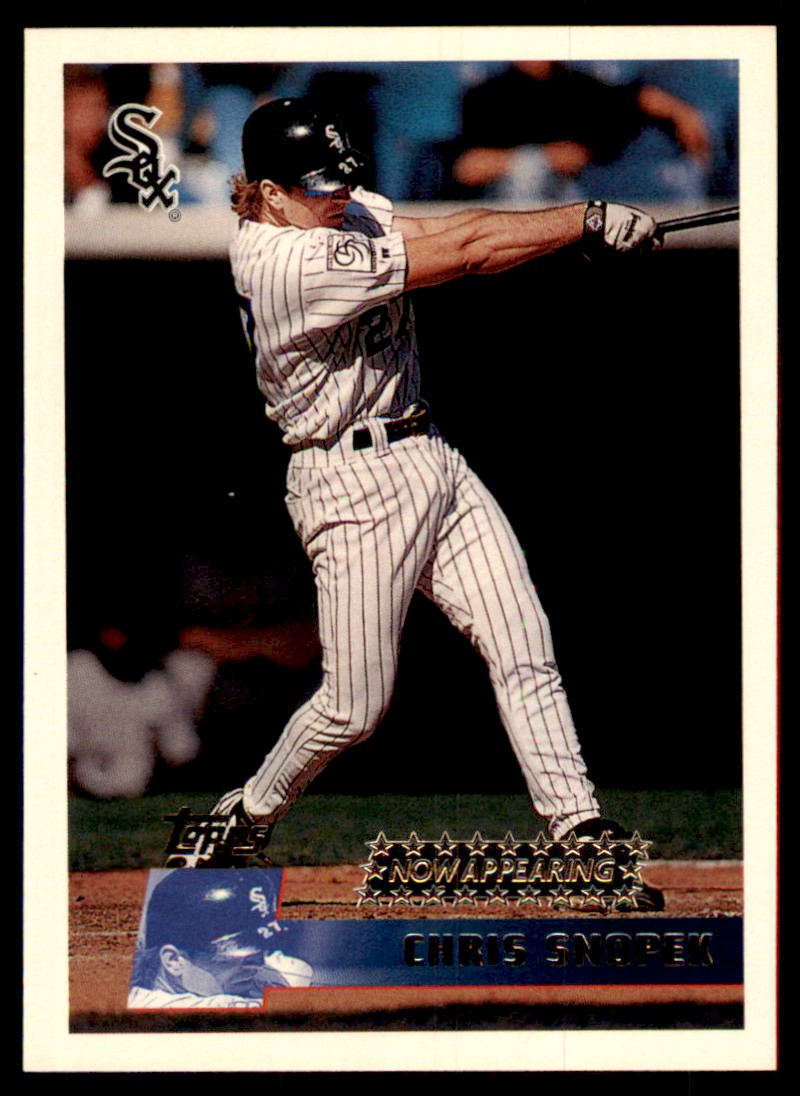 1996 Topps Chris Snopek Baseball Card Chicago White Sox #345 | eBay