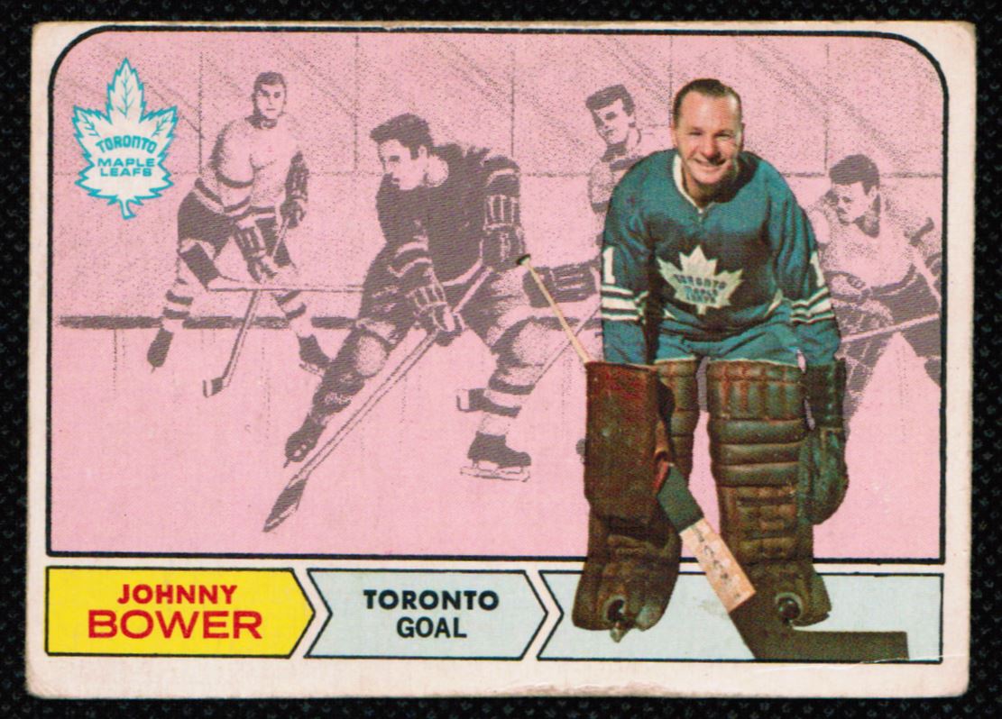 1968-69 O-Pee-Chee Johnny Bower #122 card front image