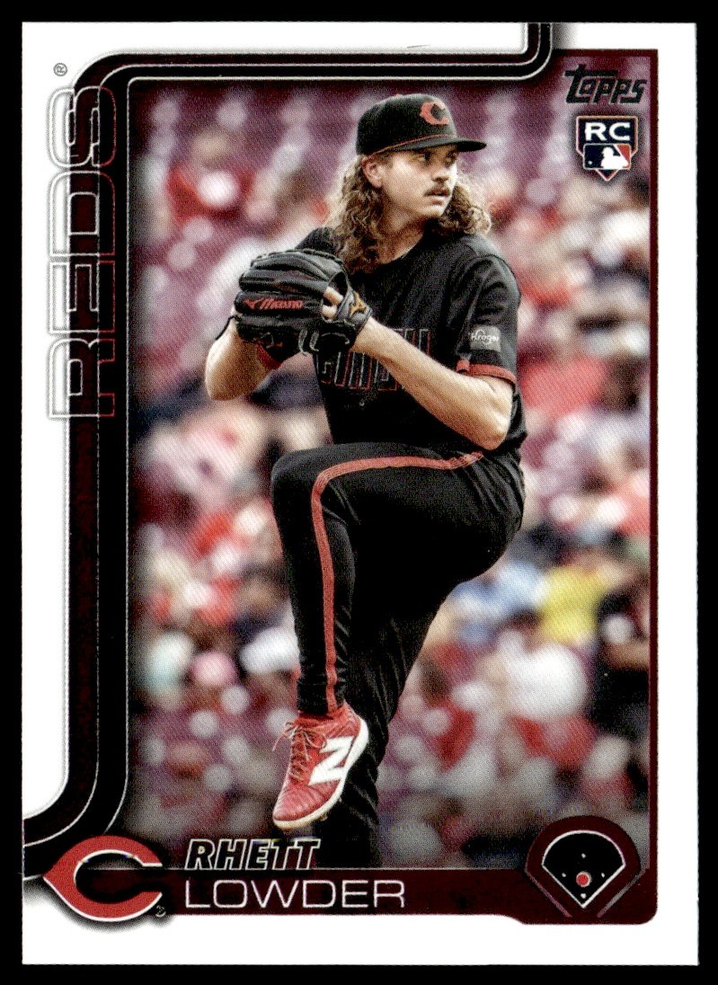 Rhett Lowder 2025 Topps Series One Rookie Card RC #205 Cincinnati 