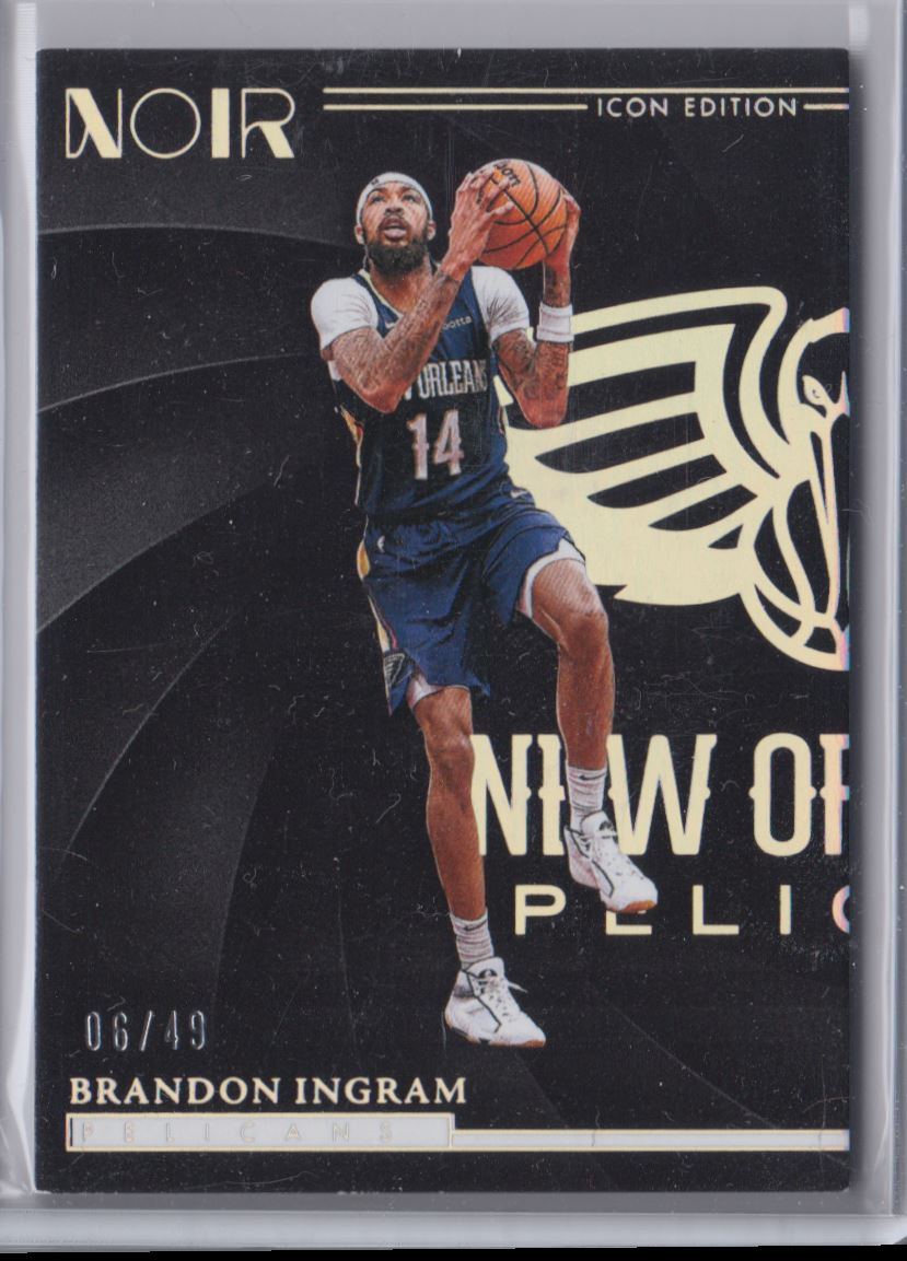 その他 Panini Studio Brandon Ingram 2024-25 Panini Noir Icon Edition Brandon Ingram 06/49 New