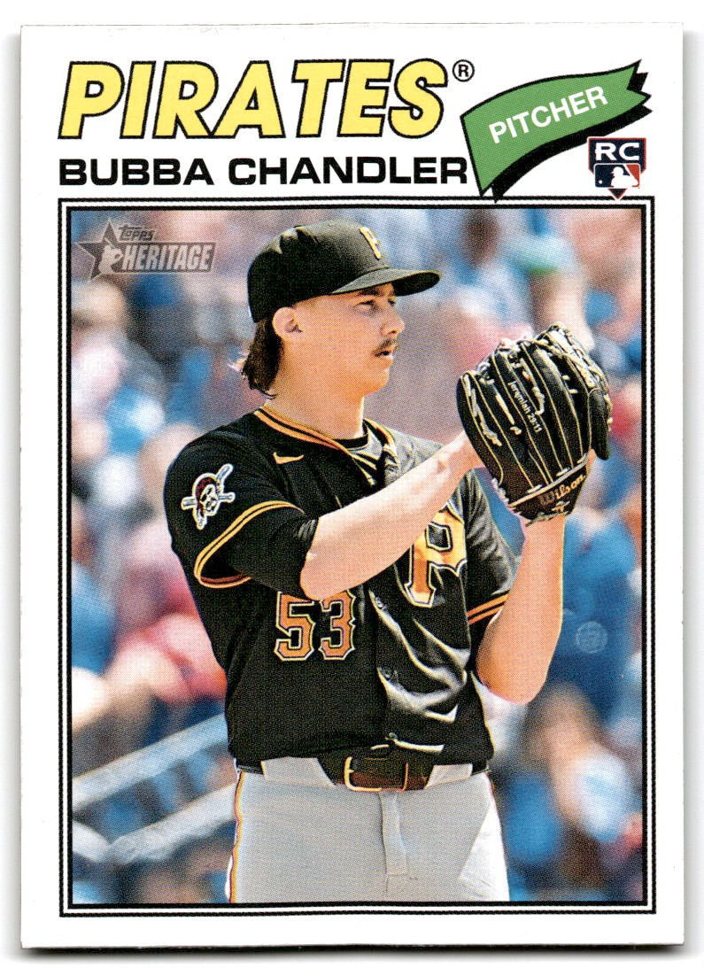 2026 Topps Heritage Bubba Chandler RC Pittsburgh Pirates #265 | eBay