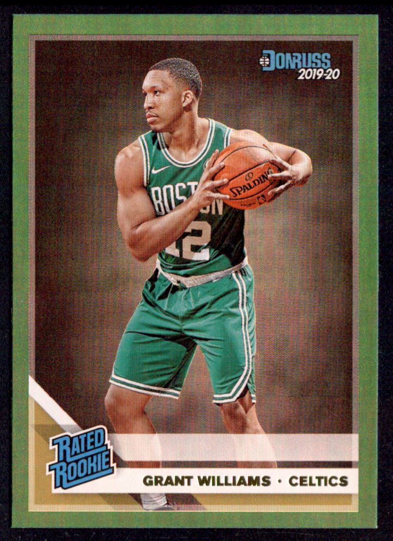 NBAカード GRANT WILLIAMS ROOKIE CARD LOT! 2019-20 Donruss Basketball Grant Williams Boston Celtics