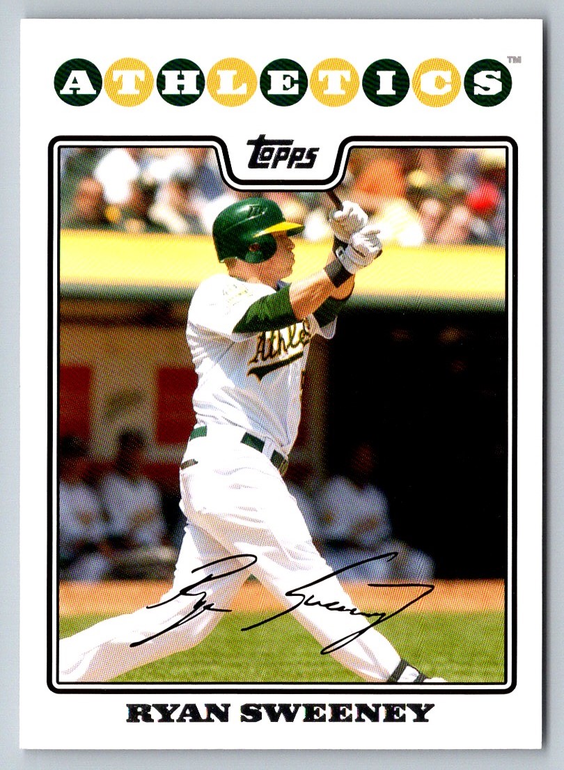 2008 Topps Updates & Highlights Ryan Sweeney #UH44