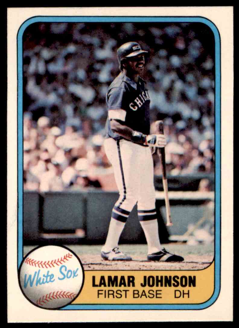 1981 Fleer MLB Baseball Lamar Johnson #350