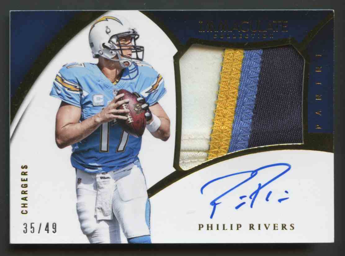 autographed philip rivers jersey