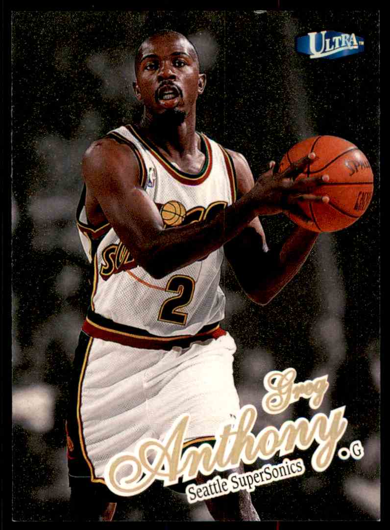 1997-98 Ultra Gold Medallion Greg Anthony #162 card front image