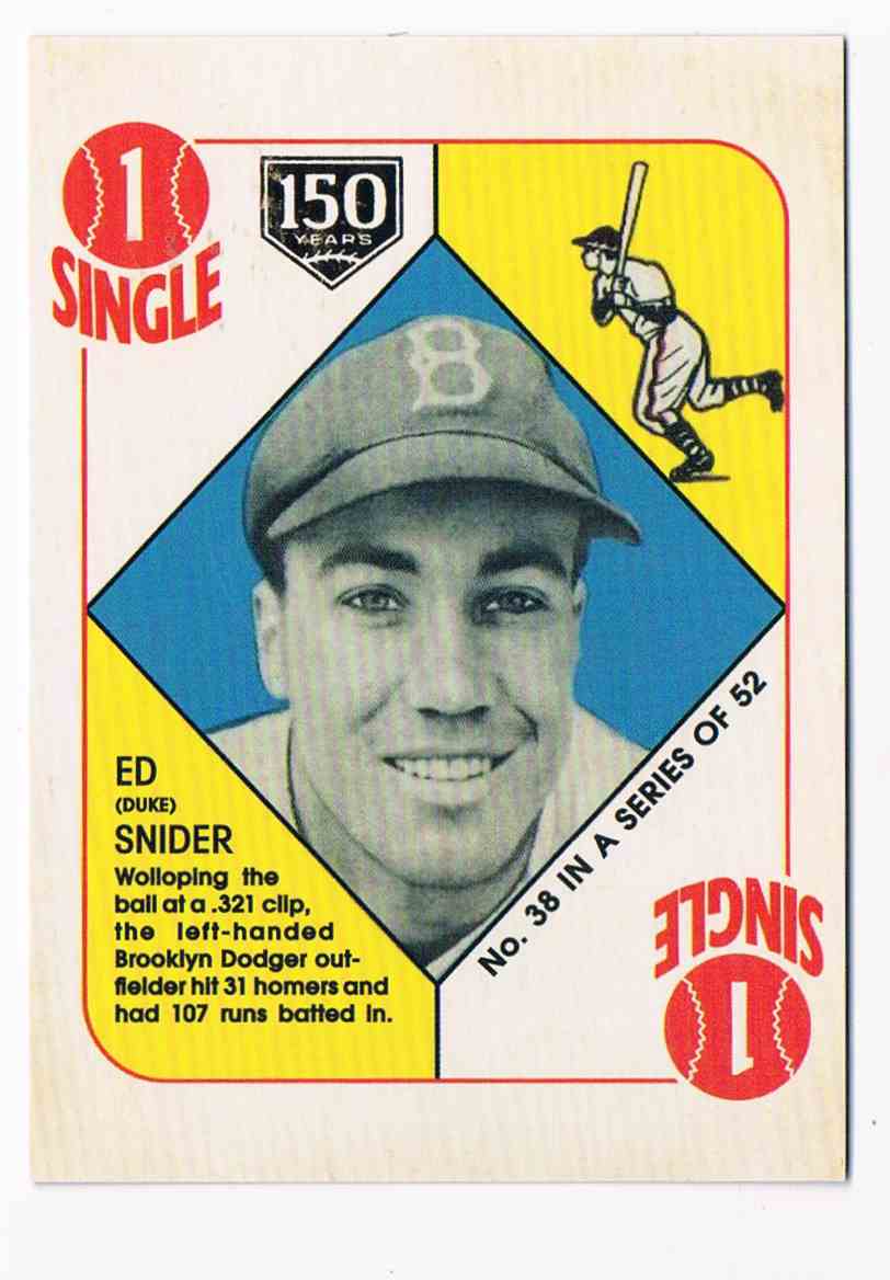 2019 Topps Baseball Iconic Card Reprints Ed Duke Snider ICR40 on Kronozio