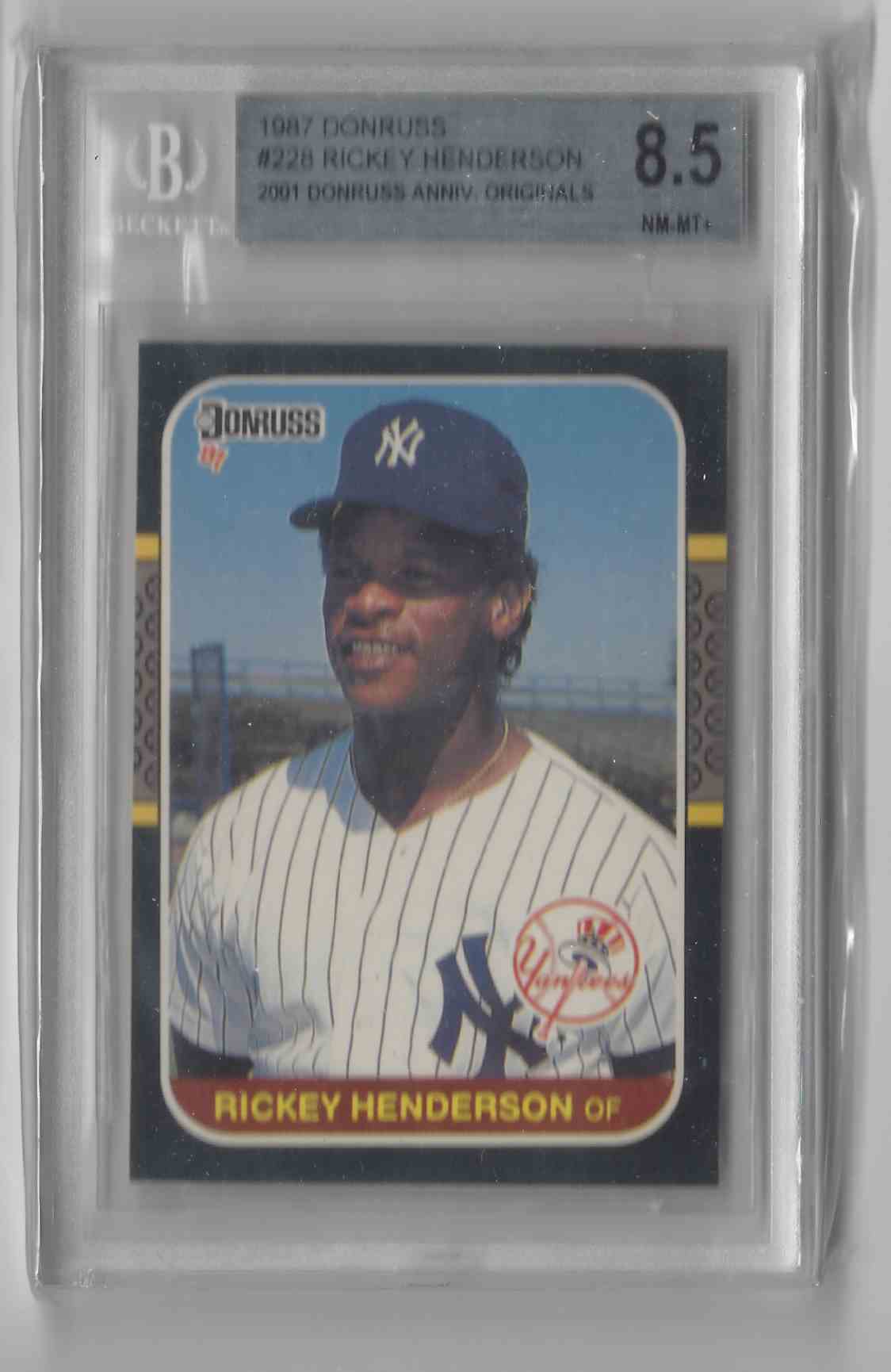 1987 Donruss Anniv. Originals Rickey Henderson #228