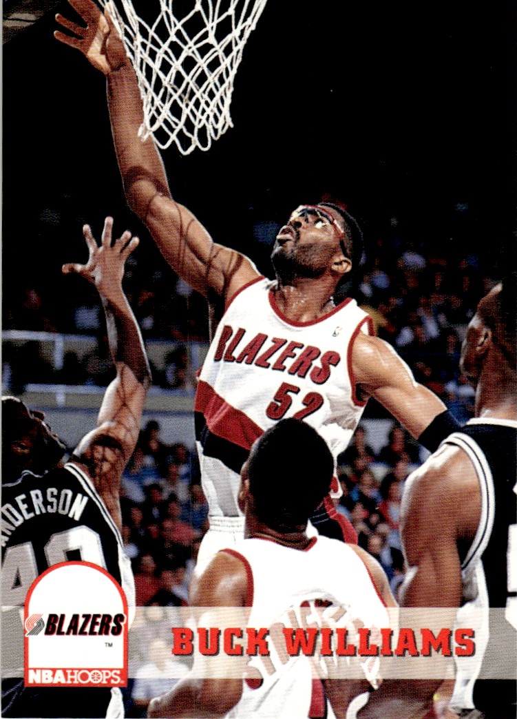 1993-94 NBA Hoops Basketball Card Buck Williams Portland Trail