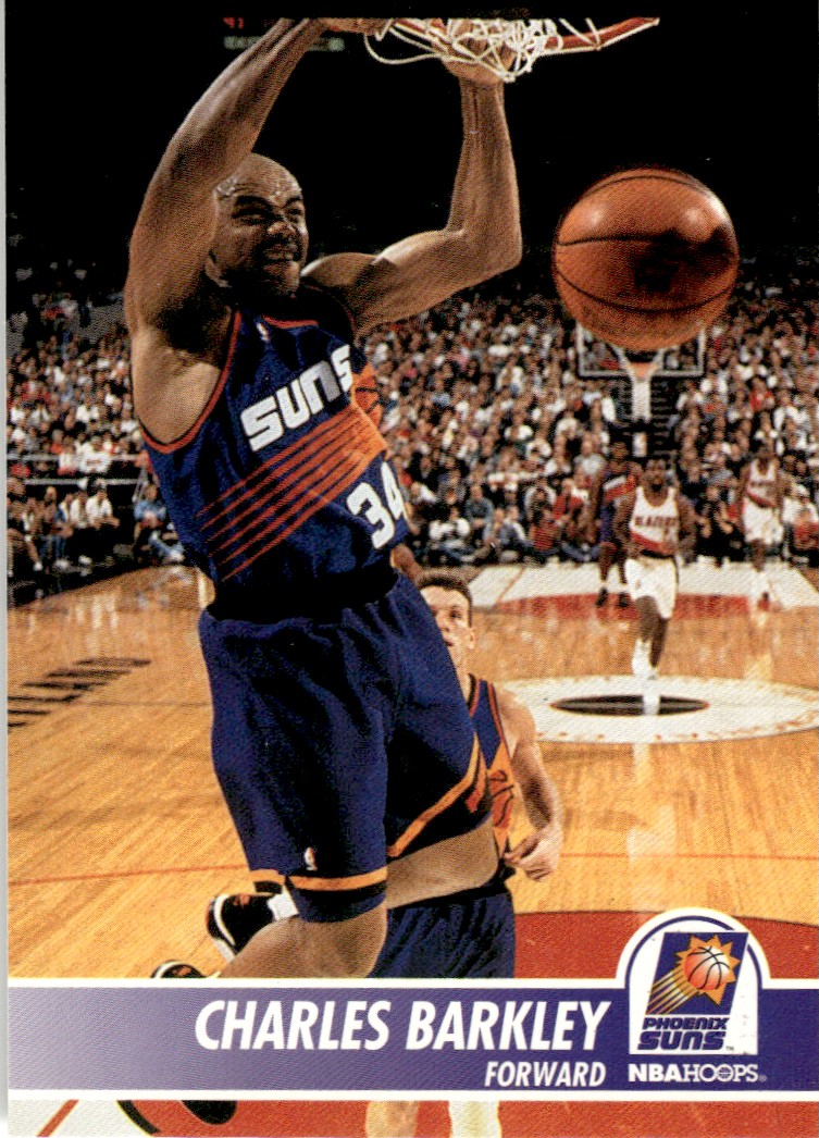 1994-95 NBA Hoops Basketball Card Charles Barkley Phoenix Suns