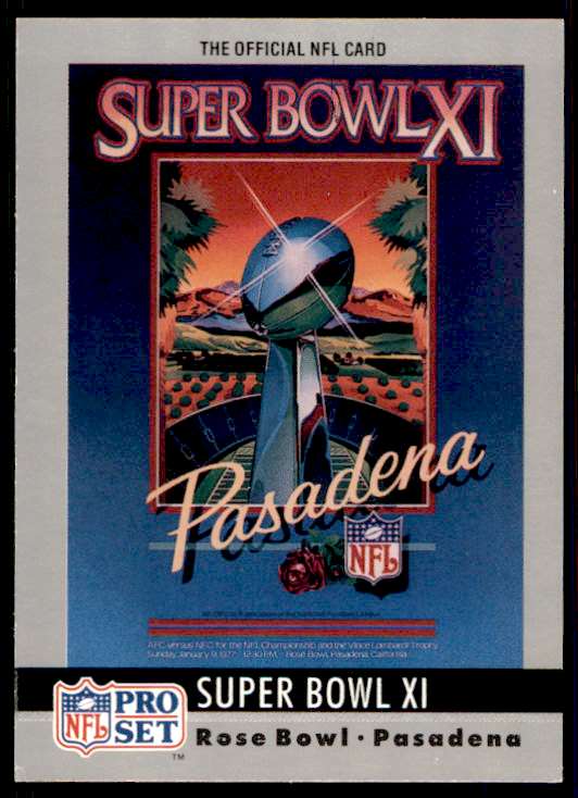 1977 Topps #528 Super Bowl XI