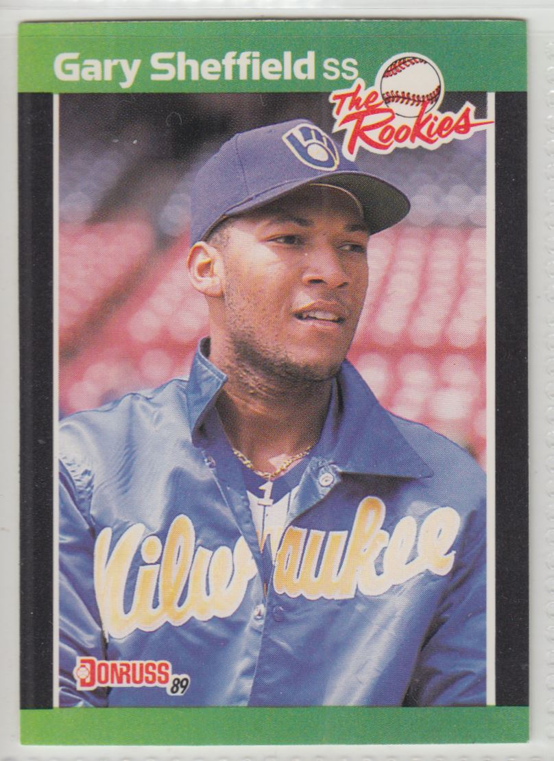 1989 Donruss Rookies Gary Sheffield #1 card front image