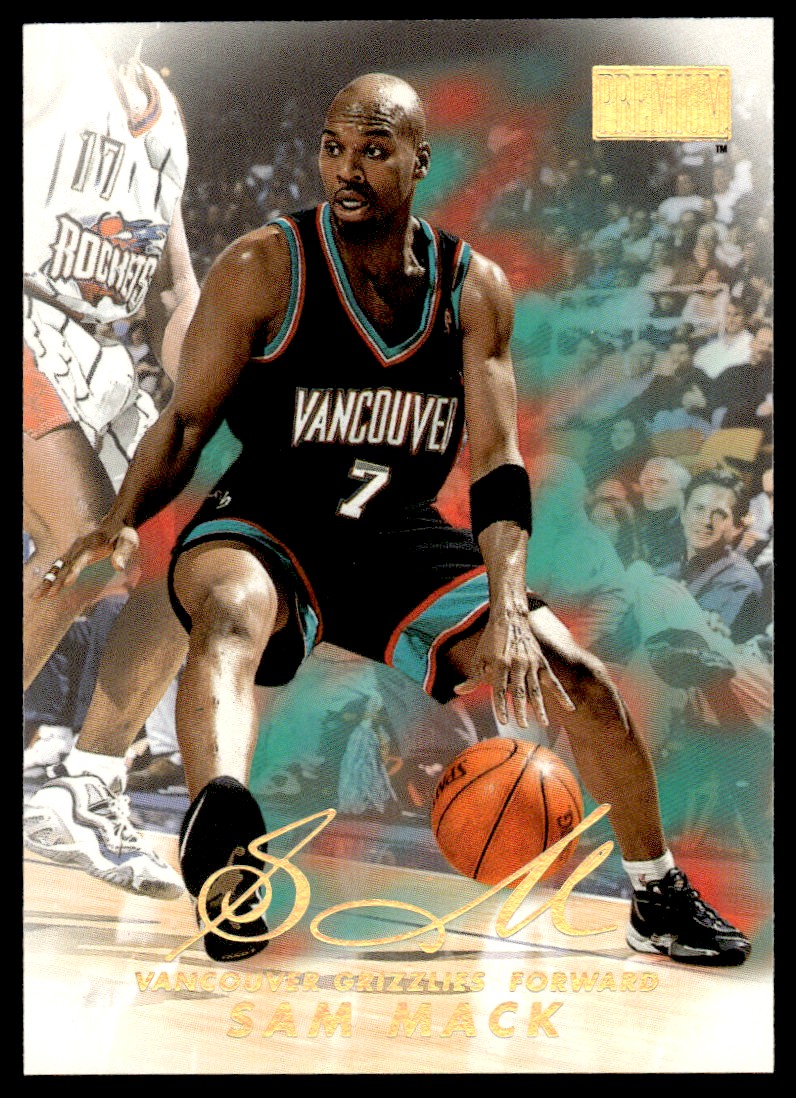 1998-99 SkyBox Premium Sam Mack Vancouver Grizzlies #123 | eBay
