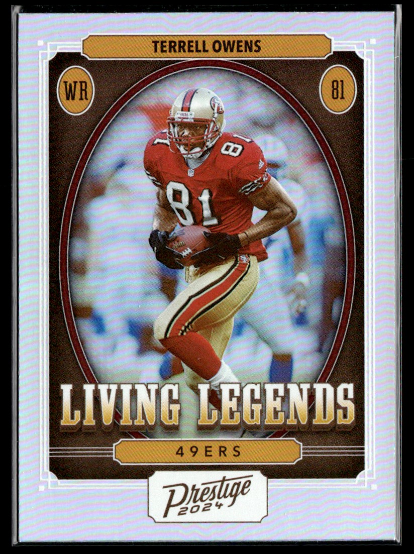 2024 Panini Prestige Living Legends Terrell Owens San Francisco