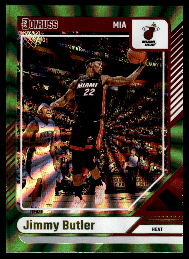 2024-25 Donruss Holo Green Laser Jimmy Butler #83 on Kronozio, image size:802x1097