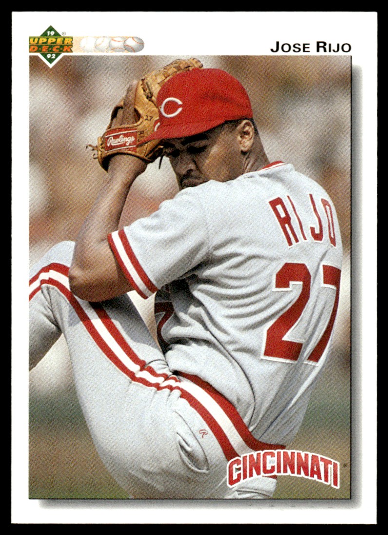 リオページ 1992 Upper Deck #258 Jose Rijo Cincinnati Reds | eBay