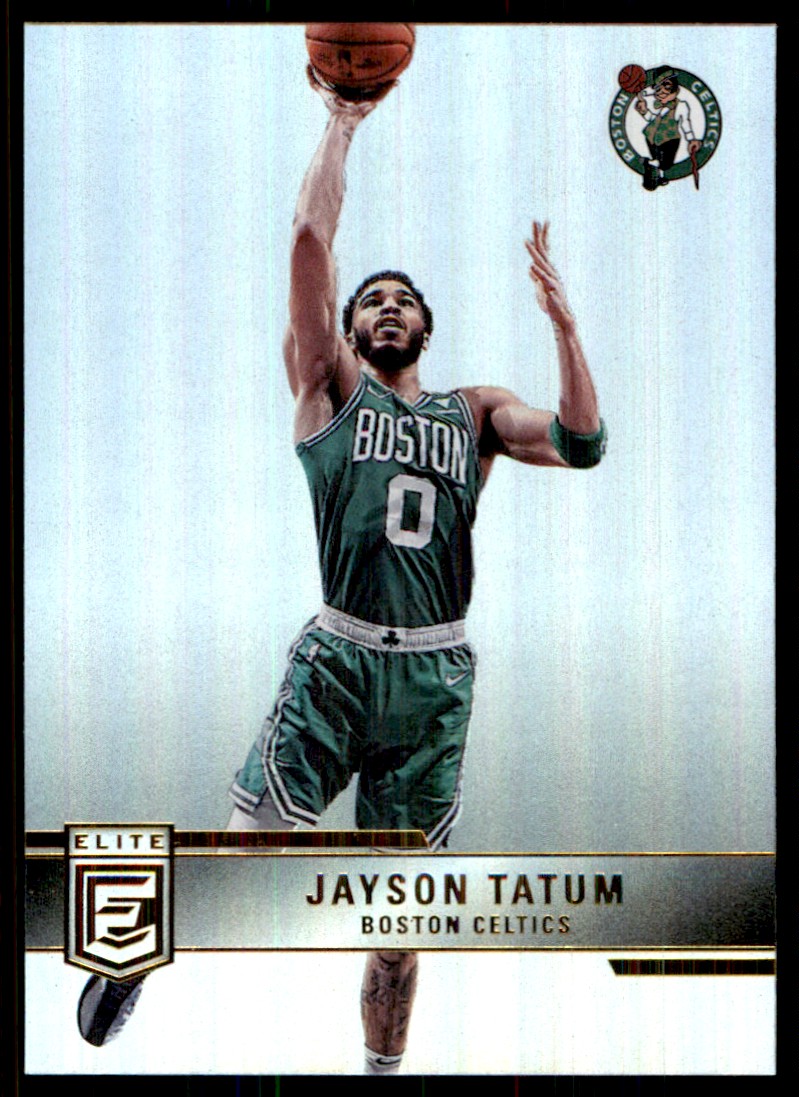 2021-22 Donruss Elite Jayson Tatum #50 card front image