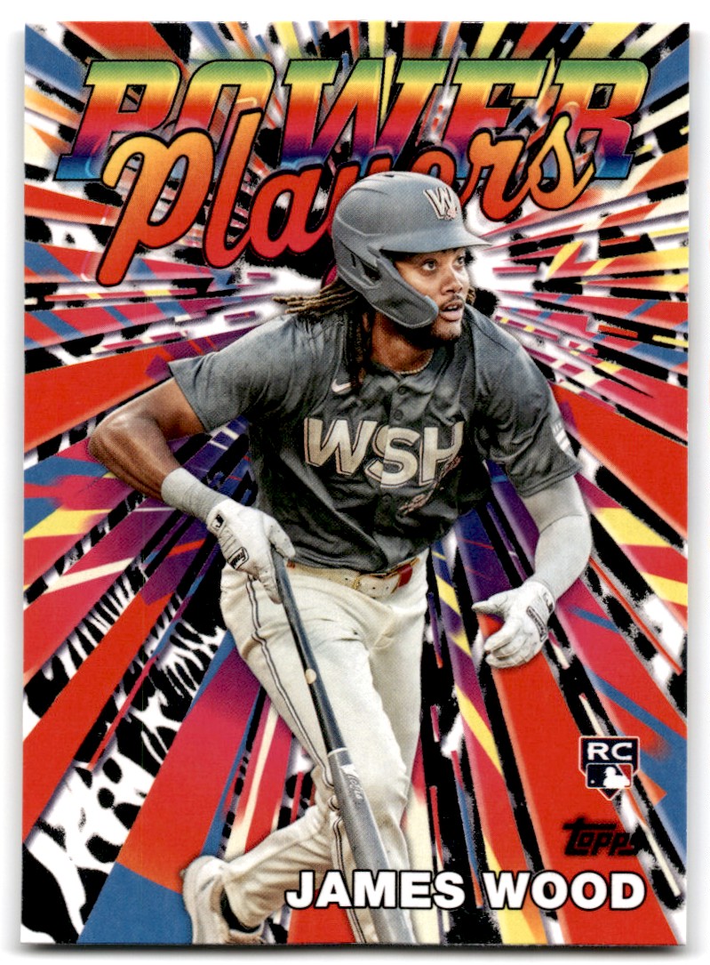野球カード　WBC トレーディングカード　希少品　コレクション 2025 Topps Celebration Power Players James Wood RC Washington
