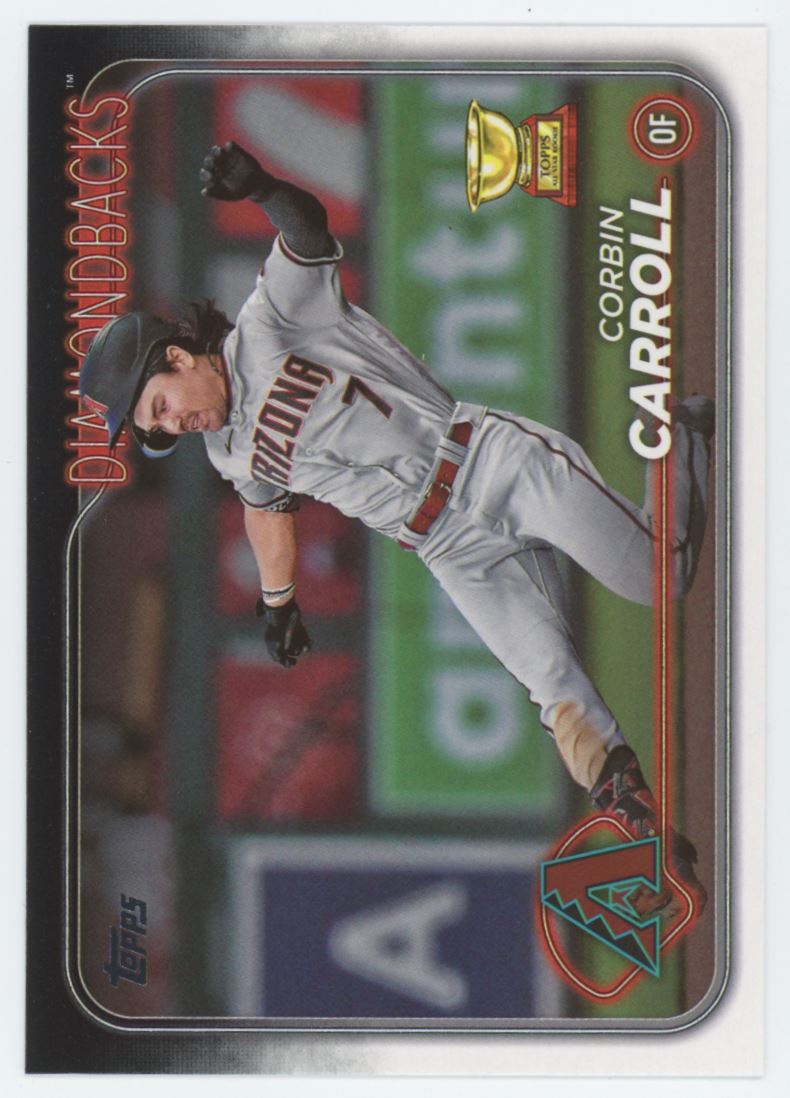コービン・キャロル
Corbin Carroll 2024 Topps Series 1 Corbin Carroll Arizona Diamondbacks #156
