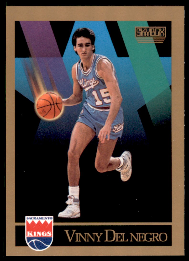 1990-91 SkyBox Vinny Del Negro Sacramento Kings #245 - Picture 1 of 2