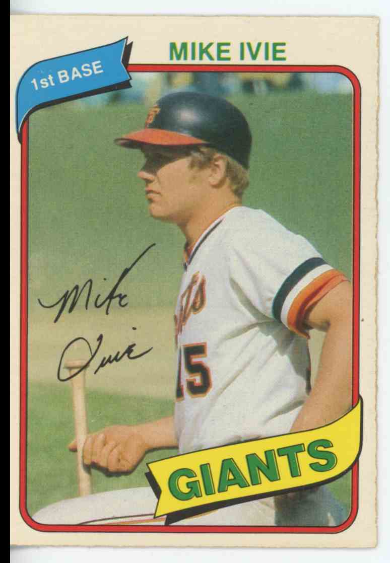 1980 O-Pee-Chee Mike Ivie #34